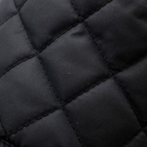 Celine Hat Quilted Logo Nylon S Hat Black Black Orange main image 9